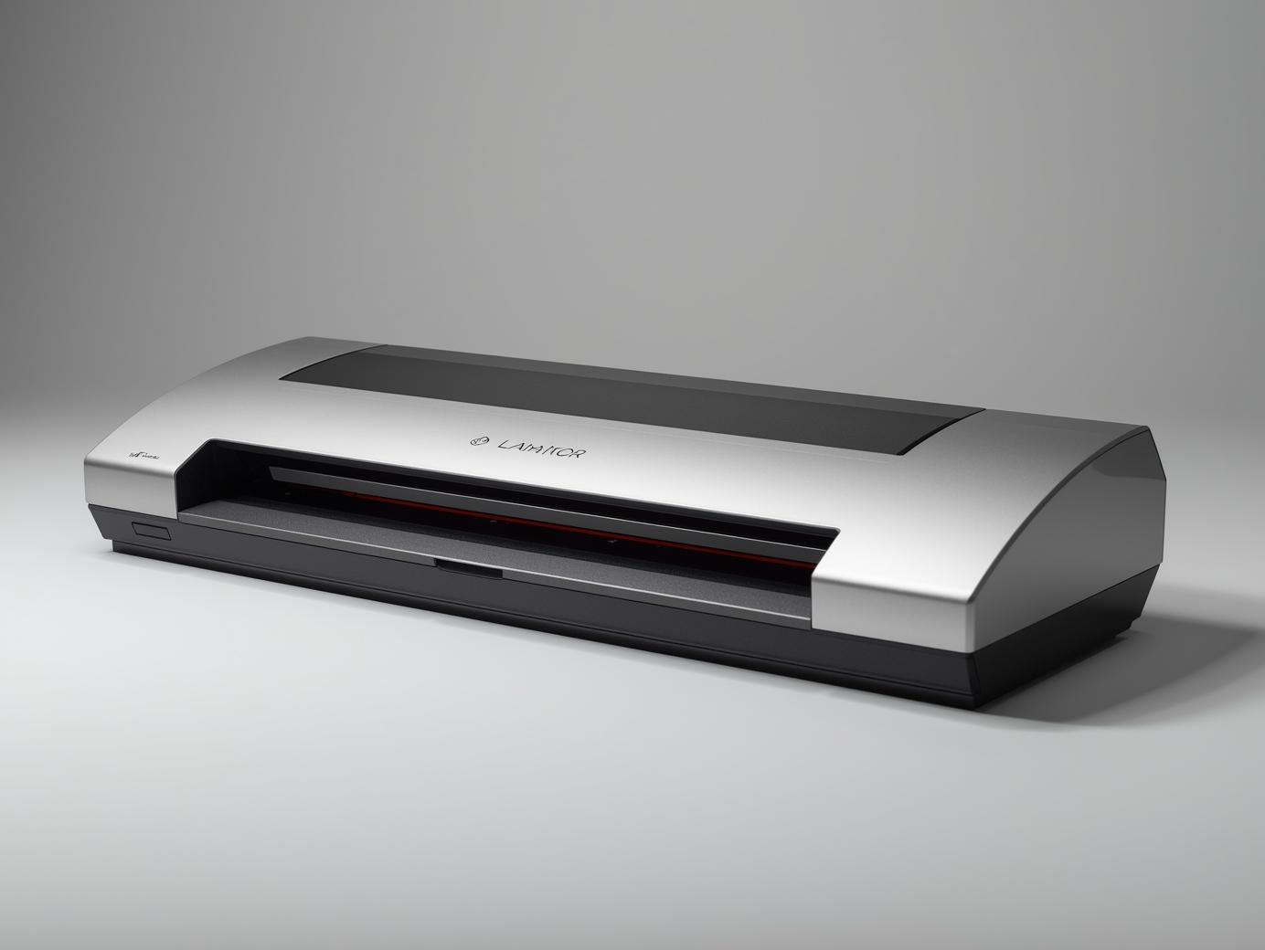 Varios insumos de impresión organizados en estanterías de almacén bien iluminado