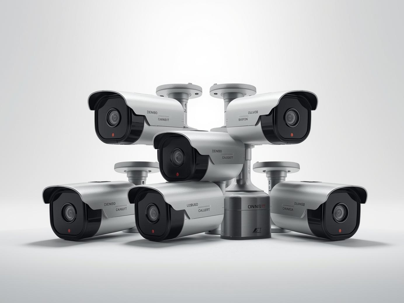 Equipo de informática moderno con pantallas de computadora y dispositivos tecnológicos en una mesa de trabajo