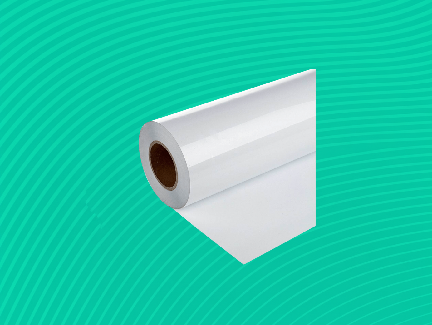 Varios insumos de impresión organizados en estanterías de almacén bien iluminado